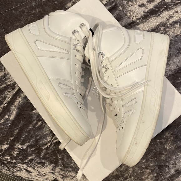 Jimmy Choo white sneakers size 38 - Picture 8 of 11